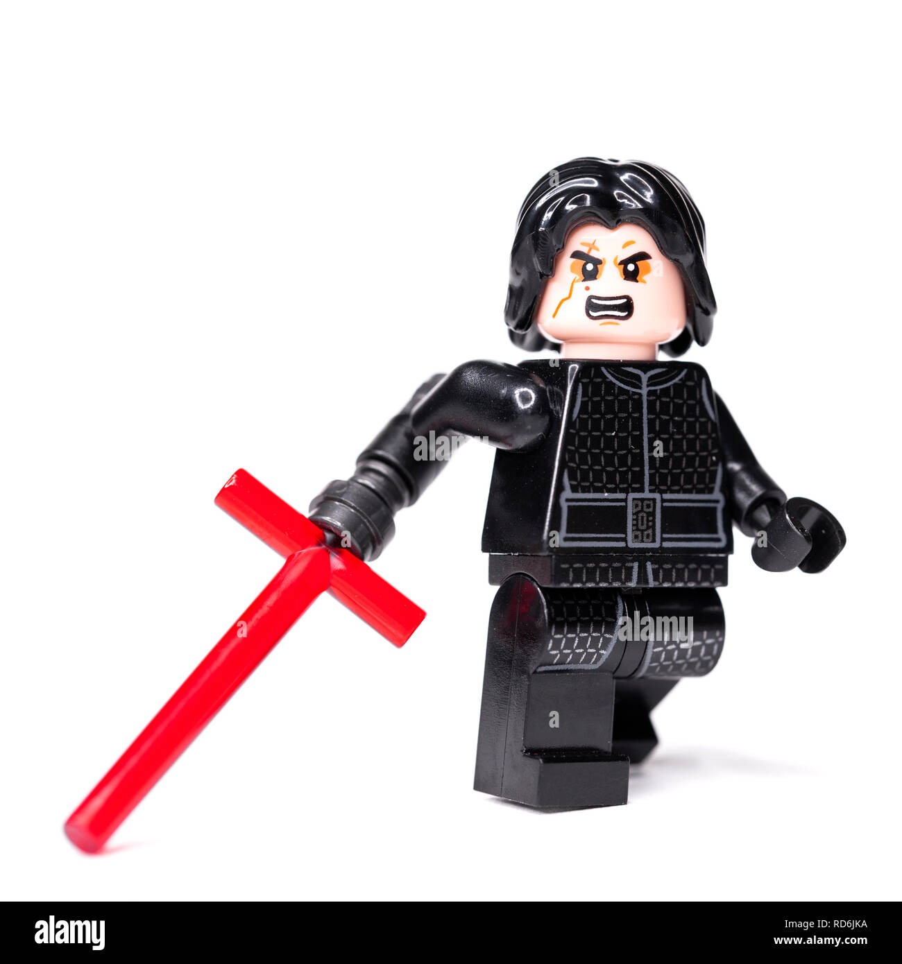 Russe, le 15 janvier 2019. LEGO STAR WARS. Kylo Ren mini-personnages de Lego Star Wars Banque D'Images