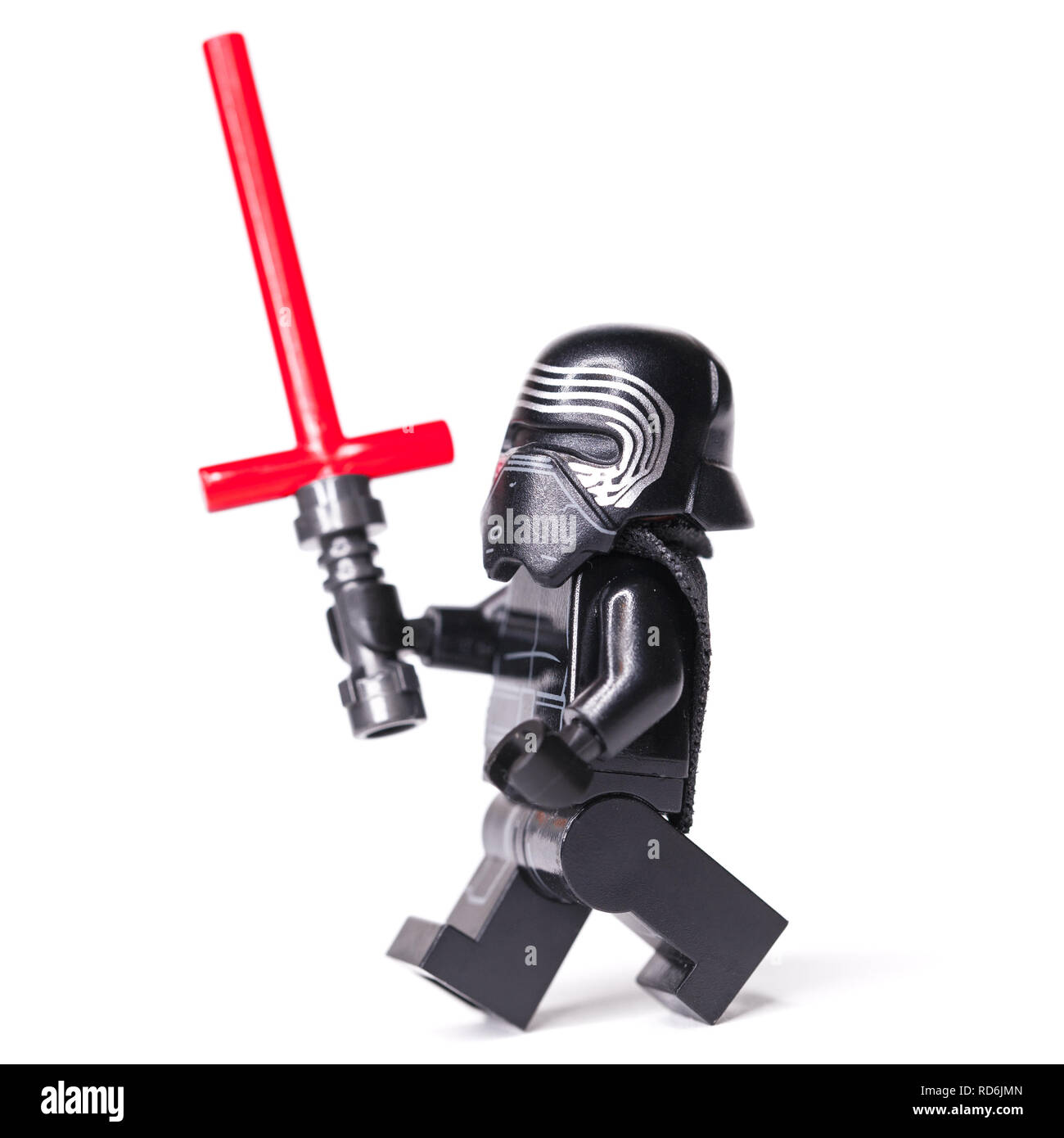 Russe, le 15 janvier 2019. LEGO STAR WARS. Kylo Ren mini-personnages de Lego Star Wars Banque D'Images