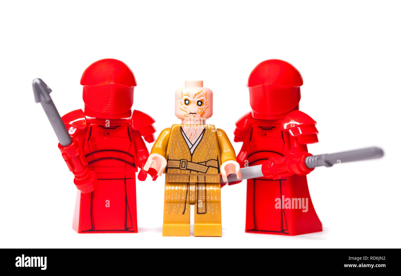 Russe, SAMARA, 16 janvier 2018. Constructeur Lego Star Wars. Chef suprême  de la première commande d'Snoke Photo Stock - Alamy