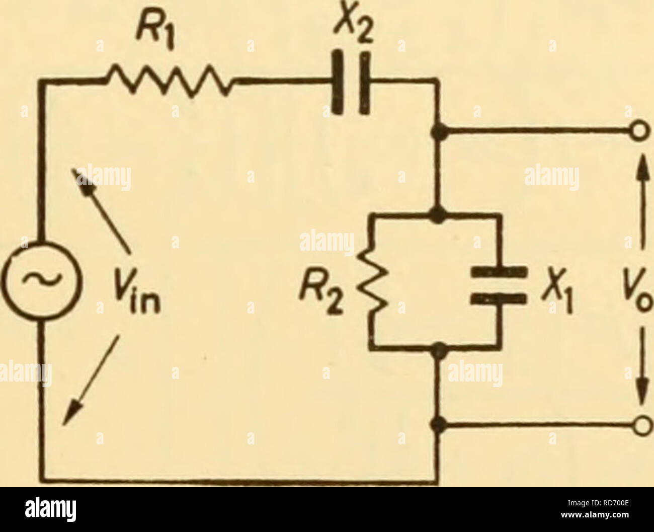 . Appareils électroniques pour la recherche biologique. Appareils électroniques et appareils ; biologie -- la recherche.  ? Un&gt ; Figure 3.46 Figure 3.47 À la grande, puis, le circuit se simplifie en^ R et Q, un simple filtre passe-bas, et Kout va tomber de plus en plus fréquemment. Par un processus similaire, nous pouvons déduire que lorsque m est faible, les éléments importants sont C^^ et R, formant un simple filtre passe-haut, avec comme falhng fout la fréquence est réduite. Si la sortie est en baisse aux deux extrémités du spectre de fréquence, il a sans doute un maximum à fréquences intermédiaires et le CCRVSI transmission- teristic h Banque D'Images