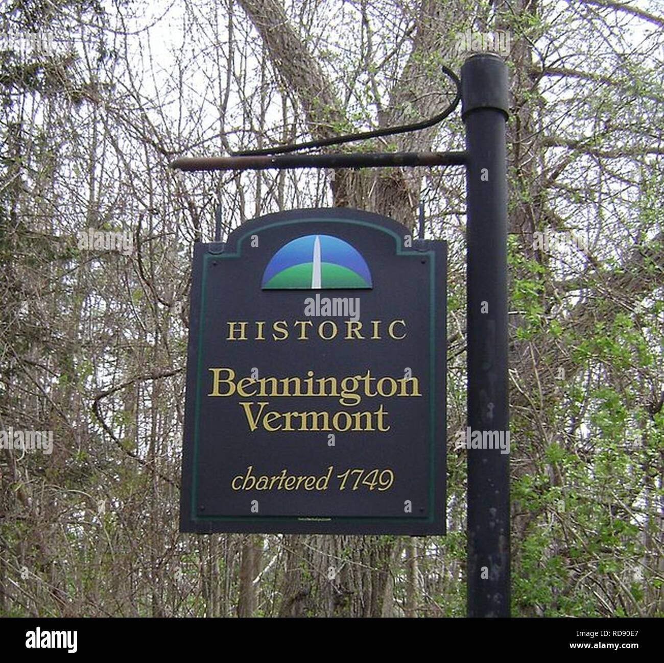 Ancien bennington Vermont. Banque D'Images