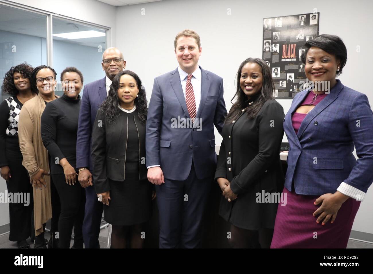 Andrew Scheer à la Black Business and Professional Association - 2018 (40517217131). Banque D'Images