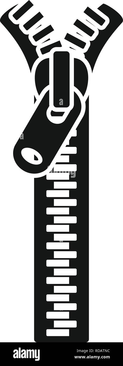 L'icône de fermeture éclair veste. Simple illustration de fermeture éclair veste icône vecteur pour la conception web isolé sur fond blanc Illustration de Vecteur