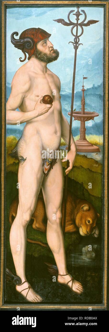 Le mercure. Musée : Nationalmuseum de Stockholm. Auteur : Baldung Grien Baldung (), Hans. Banque D'Images