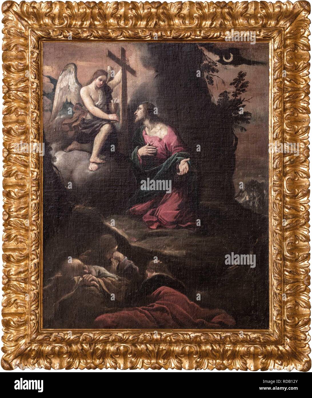 L'agonie dans le jardin. Musée : Palazzo Magnani, Bologne. Auteur : Guercino. Banque D'Images