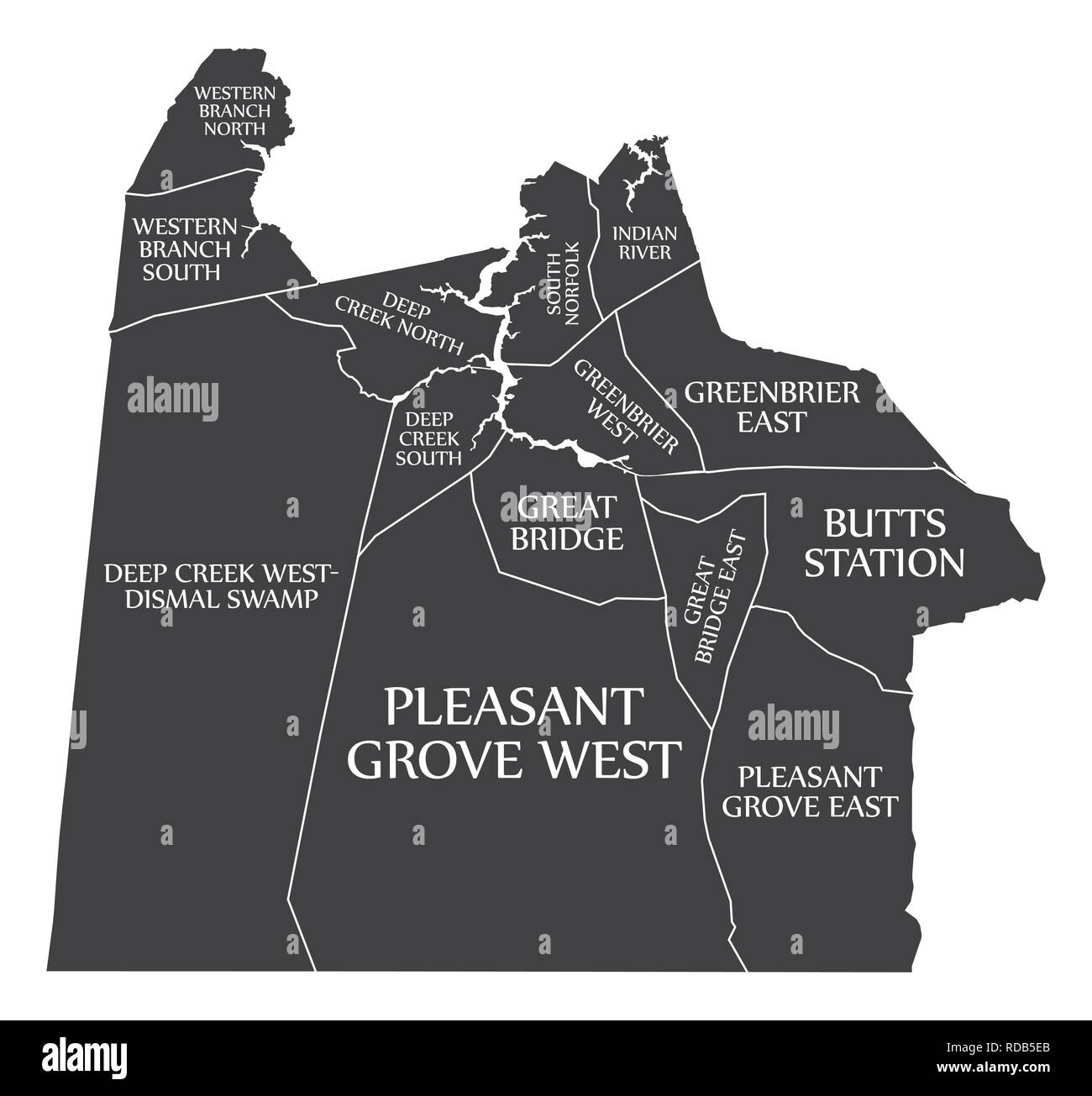 Plan de la ville de Chesapeake Virginia USA étiqueté illustration noir Illustration de Vecteur Plan de la ville de Chesapeake Virginia USA étiqueté illustration noir Illustration de Vecteur