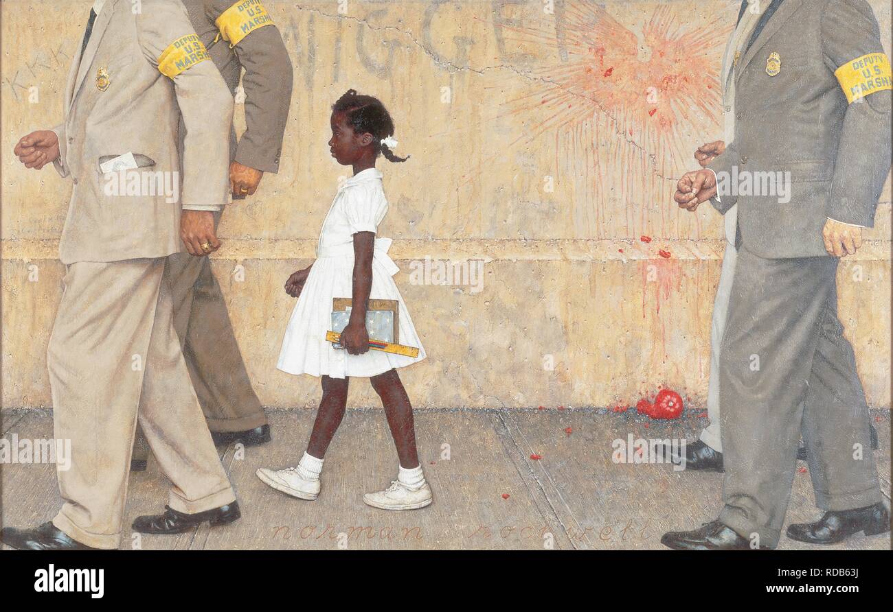 Ruby bridges norman rockwell Banque de photographies et d’images à haute résolution Alamy