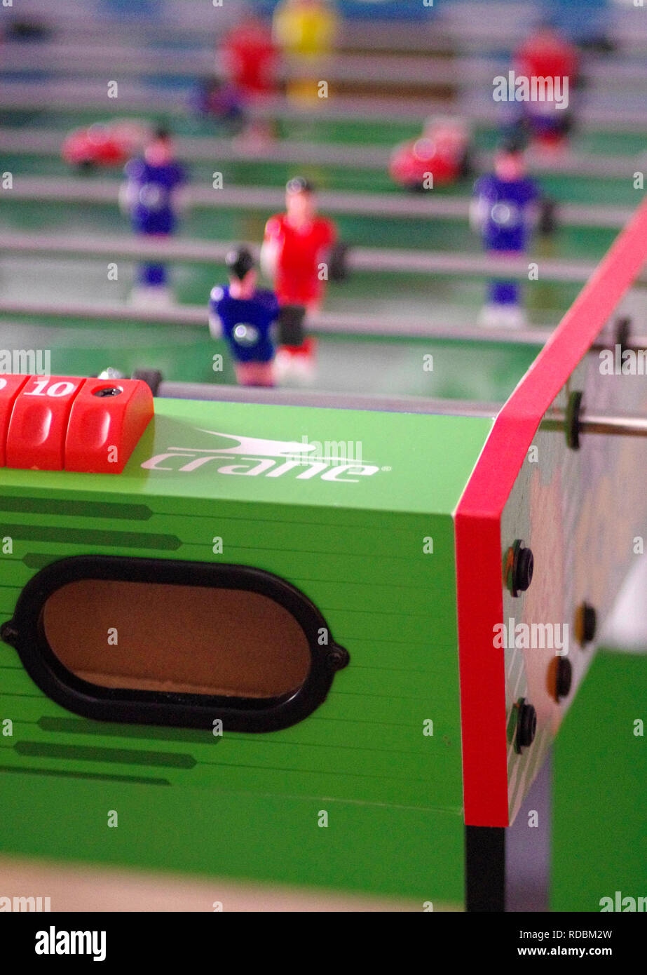 Crane Baby-foot ou de soccer Banque D'Images