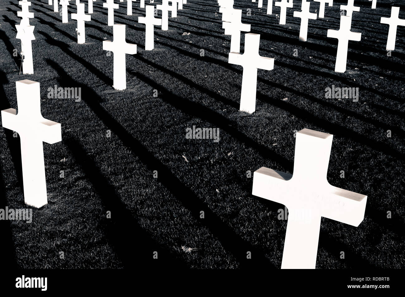 Normandy American Cemetery and Memorial, Colleville-sur-Mer, Normandie, France Banque D'Images