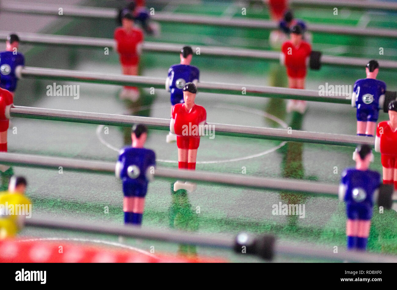 Baby-foot ou de soccer Banque D'Images