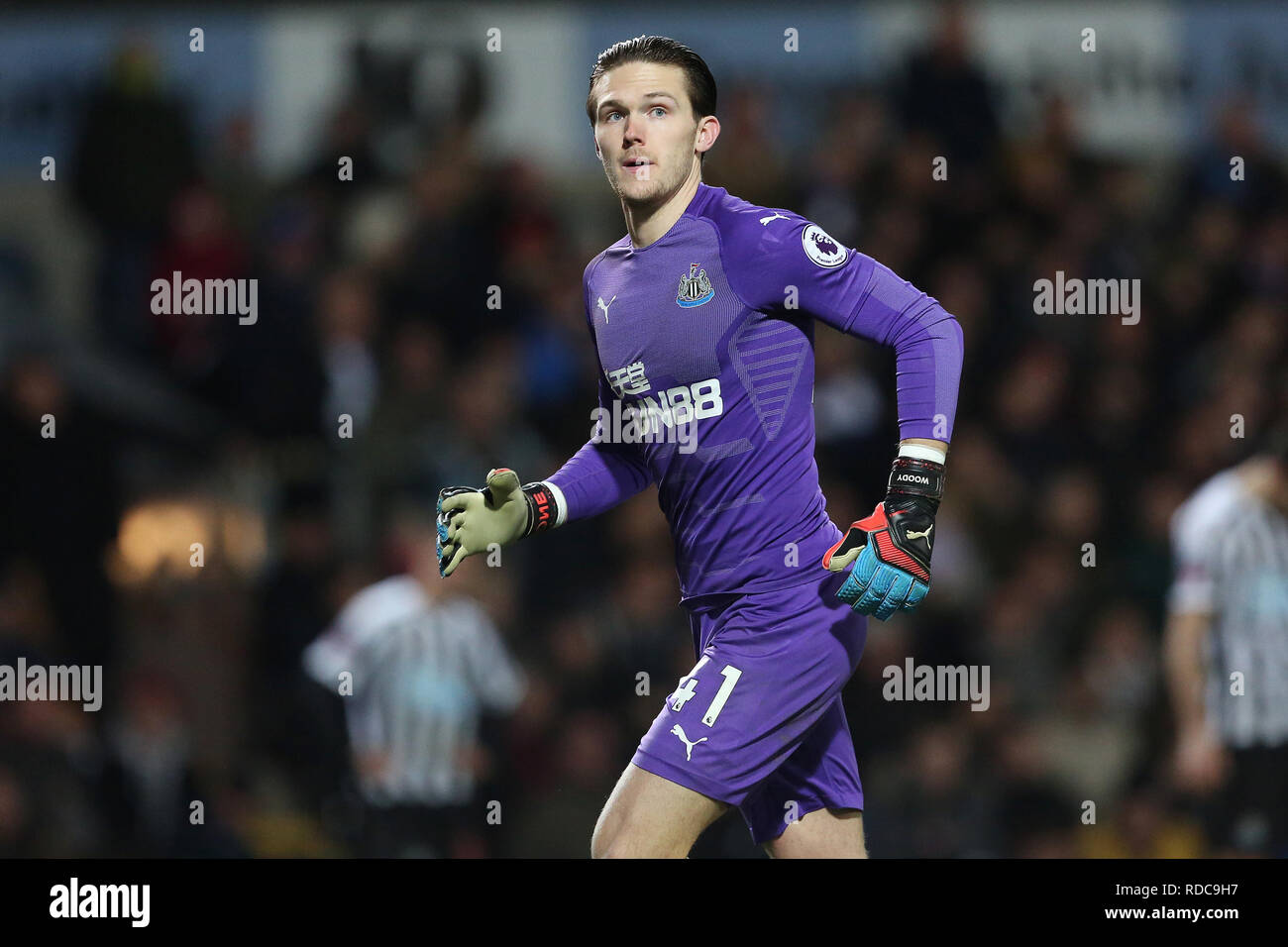 BLACKBURN, 15 janvier 2019. Freddie Woodman de Newcastle United lors de la FA Cup troisième relecture ronde entre Blackburn Rovers et Newcastle United à Ewood Park, Blackburn, le mardi 15 janvier 2019. (Photo crédit : Mark Fletcher | MI News & Sport | Alamy) Banque D'Images