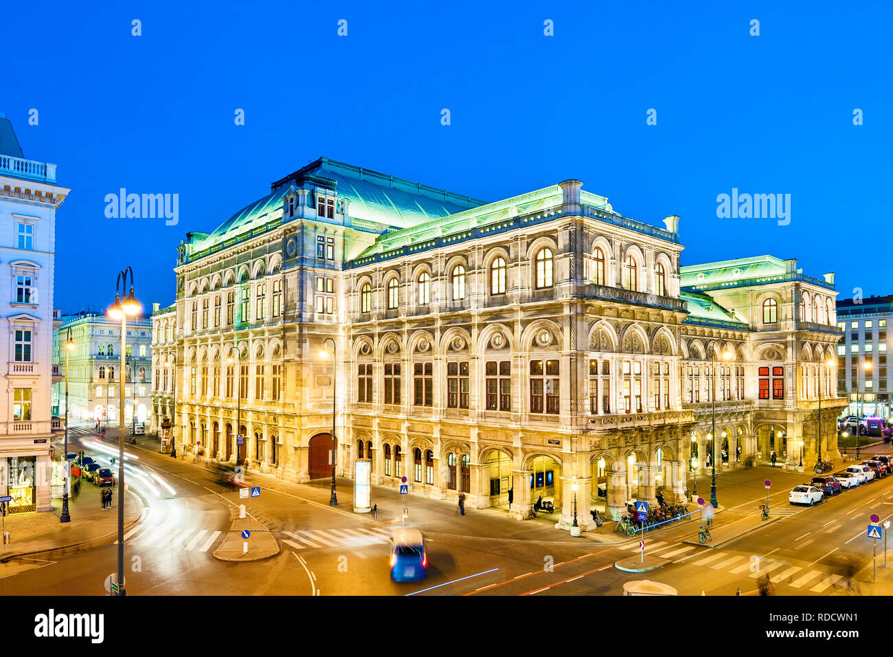 Maison de l'Opéra de Vienne, Wiener Staatsoper, Vienne, Autriche. Banque D'Images