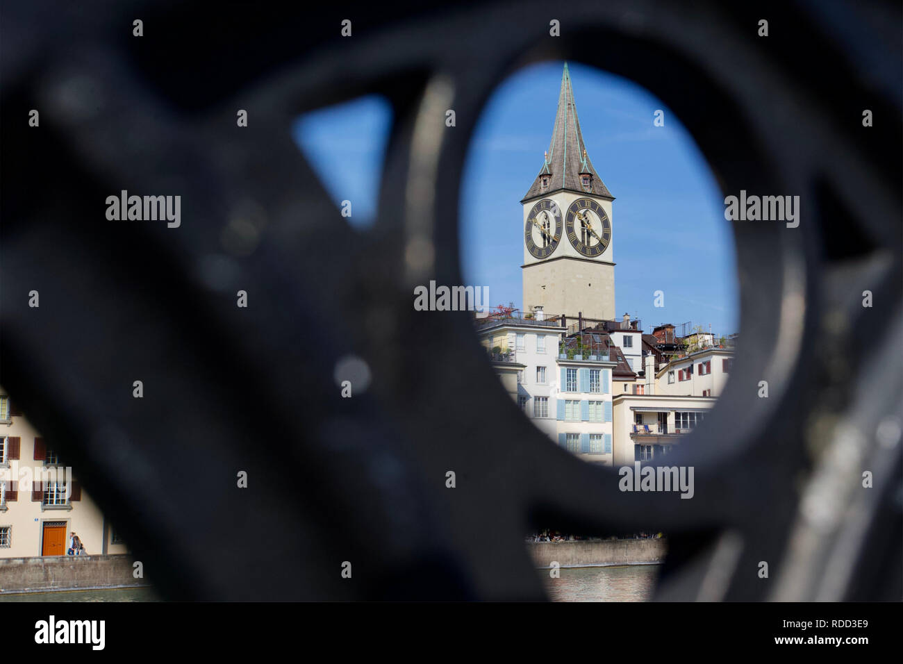 Église Saint Pierre, Zürich, Suisse Banque D'Images