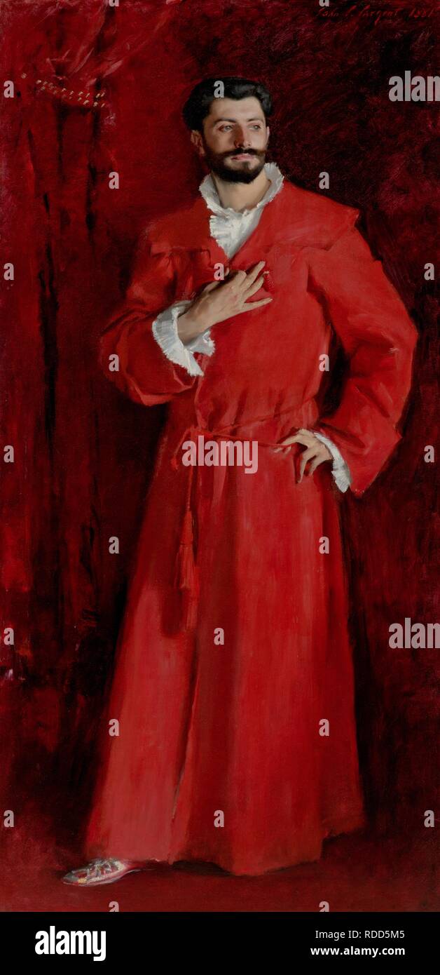 Le docteur Samuel-Jean Pozzi. Musée : Hammer Museum de Los Angeles. Auteur : John Singer SARGENT. Banque D'Images