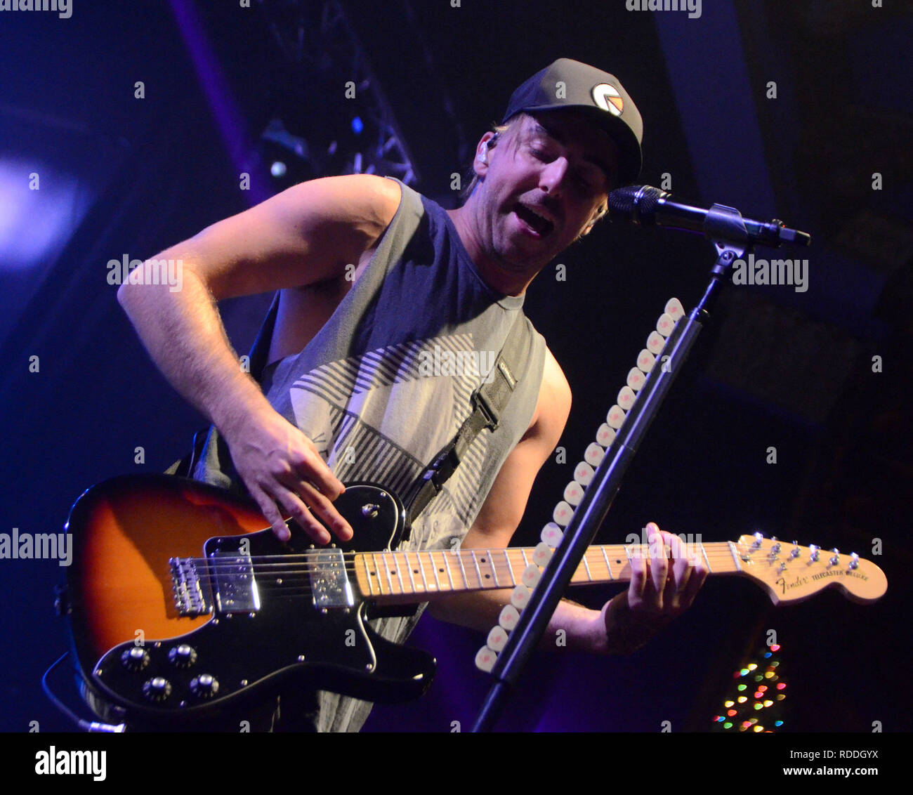 Milwaukee, Wisconsin, États-Unis. Dec 22, 2018. Le chanteur Alex Gaskarth de tous les temps faibles exécute Live at the Eagles Ballroom à Milwaukee, Wisconsin. Ricky Bassman/CSM/Alamy Live News Banque D'Images