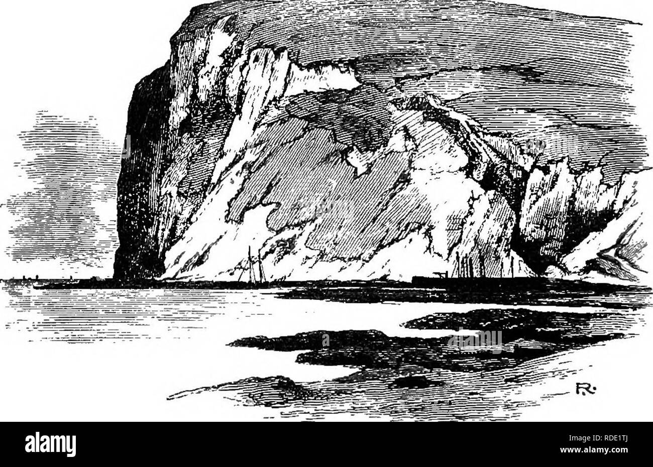 . Vie d'un naturaliste écossais : Thomas Edward, associé de la Société linnéenne. 228 Quartier de Pennon. [Chap. xii.-leurs jeunes-ici, je pensais que, comme j'étais sur le point de quitter la foule animée - même ici, l'homme, la créature la plus noble, bien que trop souvent dégradants lui-même sous le plus bas des animaux, pourrait tirer des leçons de l'industrie et de l'affection de ces moniteurs humble de la nature." Au cours des temps de la clameur des oiseaux de mer est tu- multuous, bien que l'attache de la mer au pied des falaises a tendance à une grande mesure d'endormir leur bruit ; mais vers le soir, tout devient toujours ag Banque D'Images