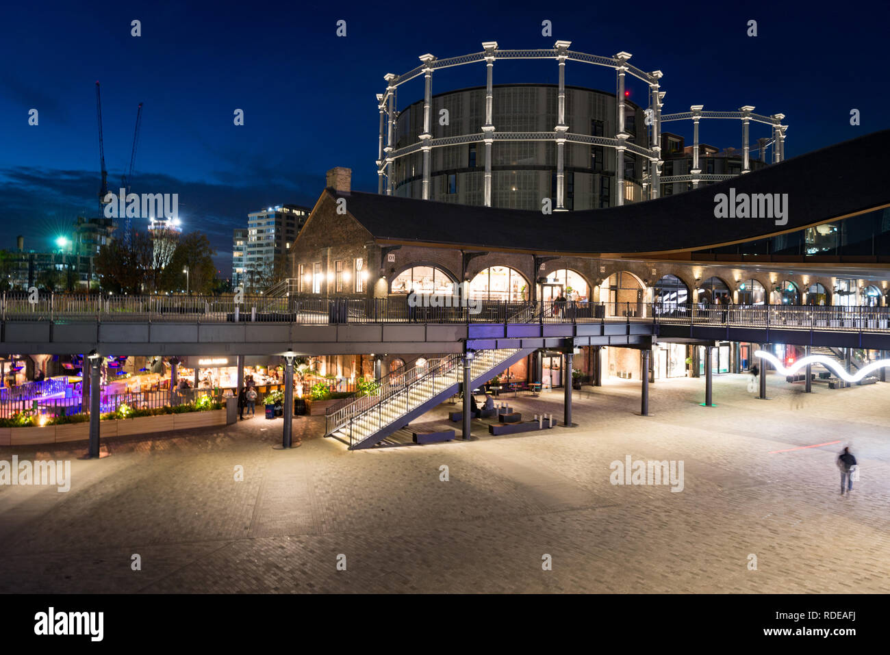 Gouttes de charbon Yard, Kings Cross, London, UK Banque D'Images