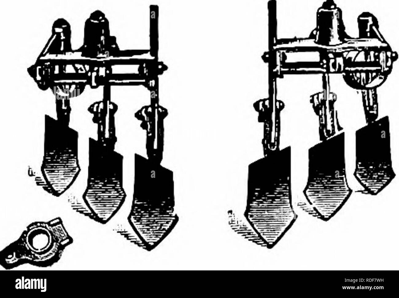 . Les cultures de maïs : une discussion sur le maïs, et le sorgho comme kafirs, cultivé aux États-Unis et au Canada. Maïs, sorgho, maïs kafir. Fig. 64.-dent à ressort pièce jointe.. Veuillez noter que ces images sont extraites de la page numérisée des images qui peuvent avoir été retouchées numériquement pour plus de lisibilité - coloration et l'aspect de ces illustrations ne peut pas parfaitement ressembler à l'œuvre originale.. Montgomery, Edward Gerrard, 1878-. New York, The Macmillan Company Banque D'Images