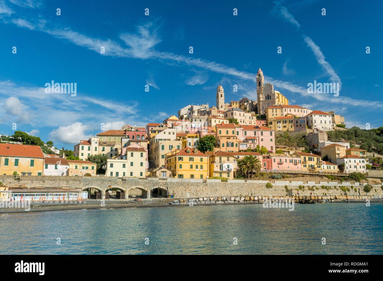 Cervo, Riviera di Ponente, Ligurie, Italie Banque D'Images