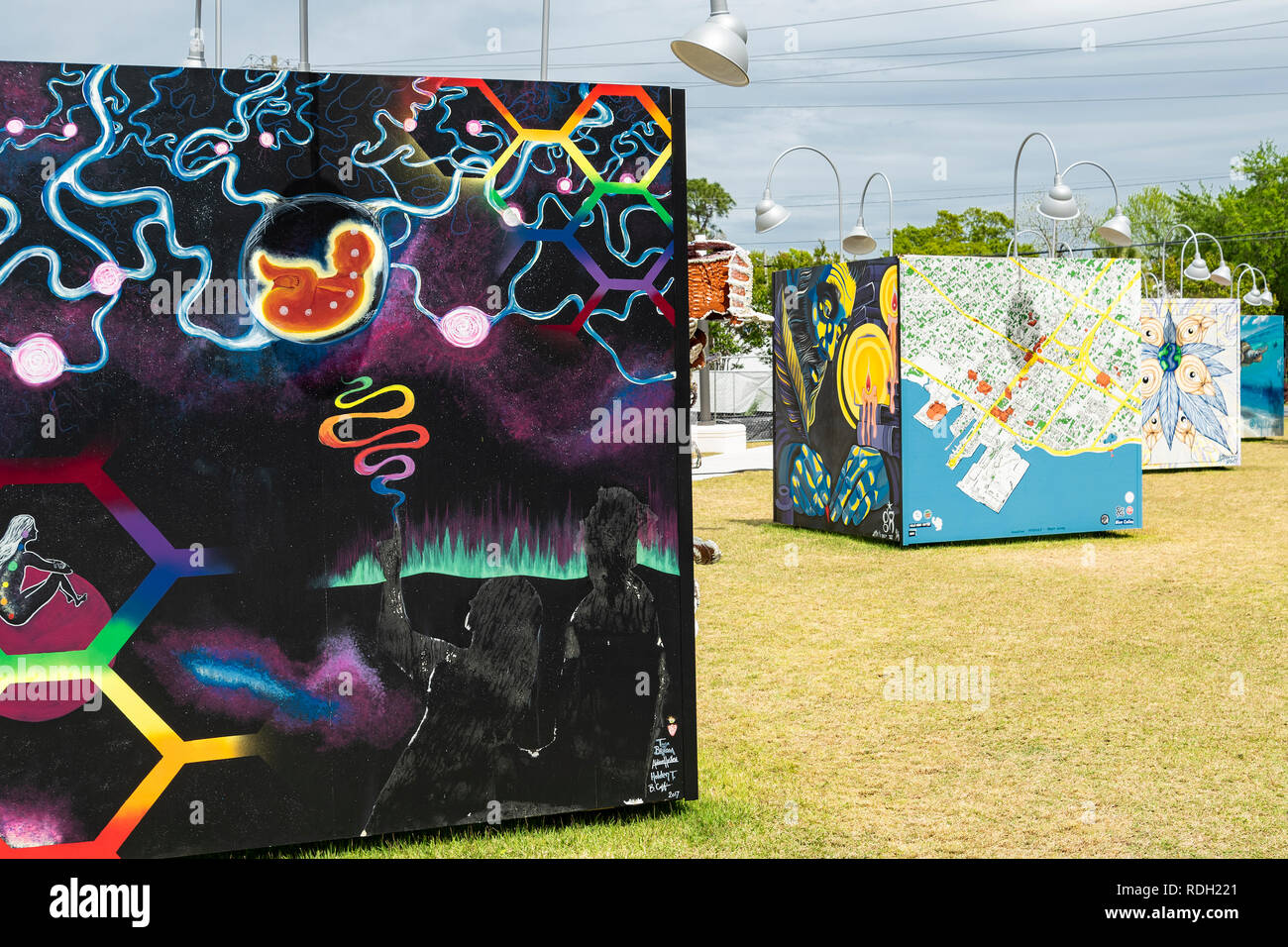 Quartier historique de pensacola Banque de photographies et d’images à