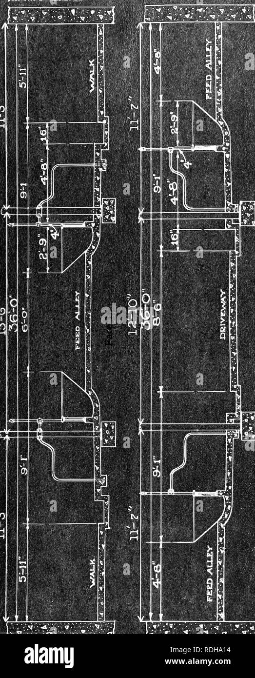 . La façon dont James : un livre montrant comment construire et équiper une mise à jour pratique étable des bovins laitiers. Des greniers, granges, étables laitières ; Dairy barns ; l'industrie laitière. . Veuillez noter que ces images sont extraites de la page numérisée des images qui peuvent avoir été retouchées numériquement pour plus de lisibilité - coloration et l'aspect de ces illustrations ne peut pas parfaitement ressembler à l'œuvre originale.. James Co. Fort Atkinson, au Wisconsin : Banque D'Images