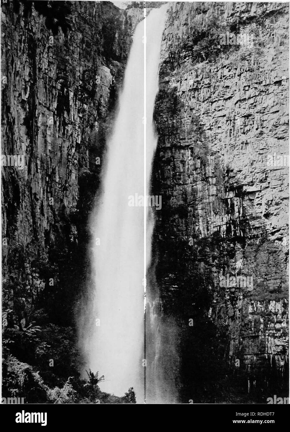 . Le pays des merveilles de l'Est du Congo ; la région de la neige-couronné les volcans, les pygmées, le gorille géant, et de l'okapi. L'histoire naturelle. Ec, l'Kalambo Falls à l'extrémité sud du lac Tanganjrika, dit-on, 1 700 pieds de haut et la deuxième plus haute cascade du monde.. Veuillez noter que ces images sont extraites de la page numérisée des images qui peuvent avoir été retouchées numériquement pour plus de lisibilité - coloration et l'aspect de ces illustrations ne peut pas parfaitement ressembler à l'œuvre originale.. Granges, Thomas Alexander, 1880-. London &AMP ; New York, G. P. Putnam's Sons Banque D'Images