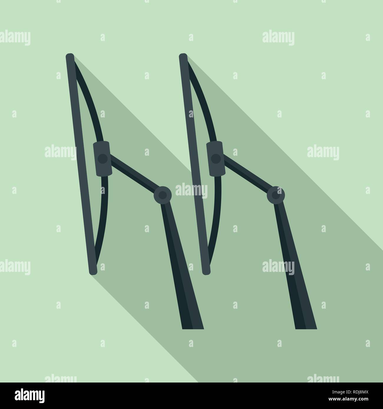 L'icône d'essuie-glace. Télévision illustration de vecteur d'essuie-icône pour web design Illustration de Vecteur