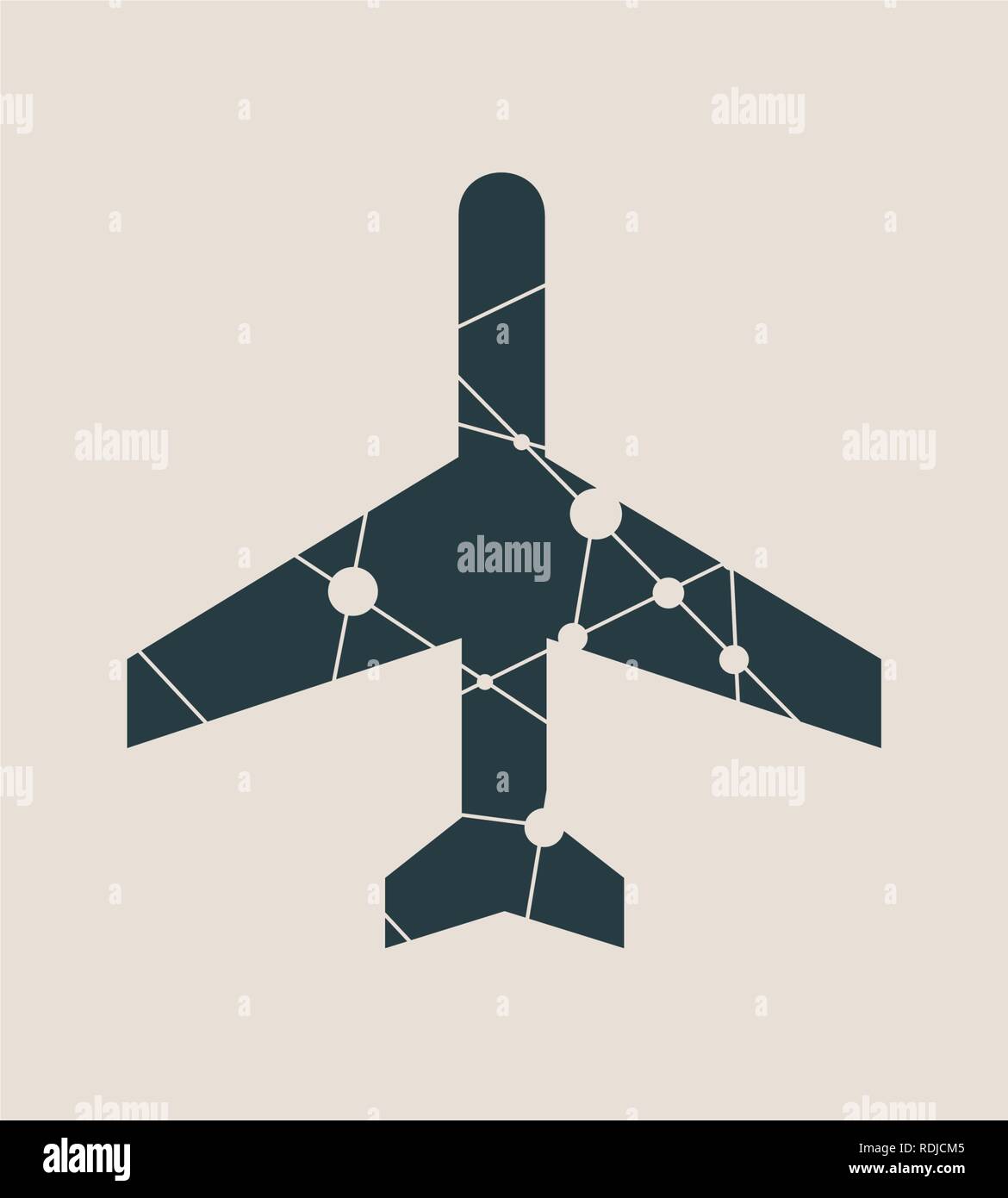 Inscrivez-plan, travel concept. Illustration de Vecteur