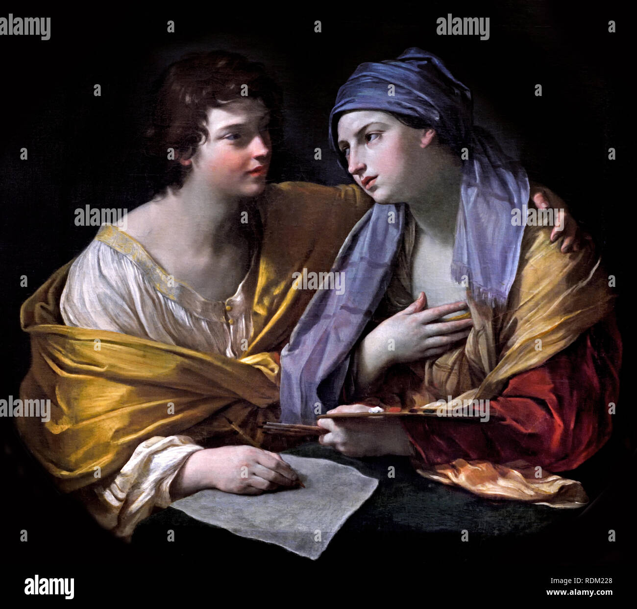 Union du dessin et de la couleur - Union des dimensions et couleur 1620 par Guido Reni 1575-1642 l'Italie, l'italien Banque D'Images