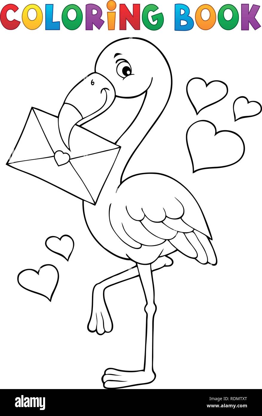 Flamingo Livre De Coloriage Avec Lettre D Amour Eps10 Vector Illustration Image Vectorielle Stock Alamy Flamingo Livre De Coloriage Avec Lettre D Amour Eps10 Vector Illustration Image Vectorielle Stock Alamy