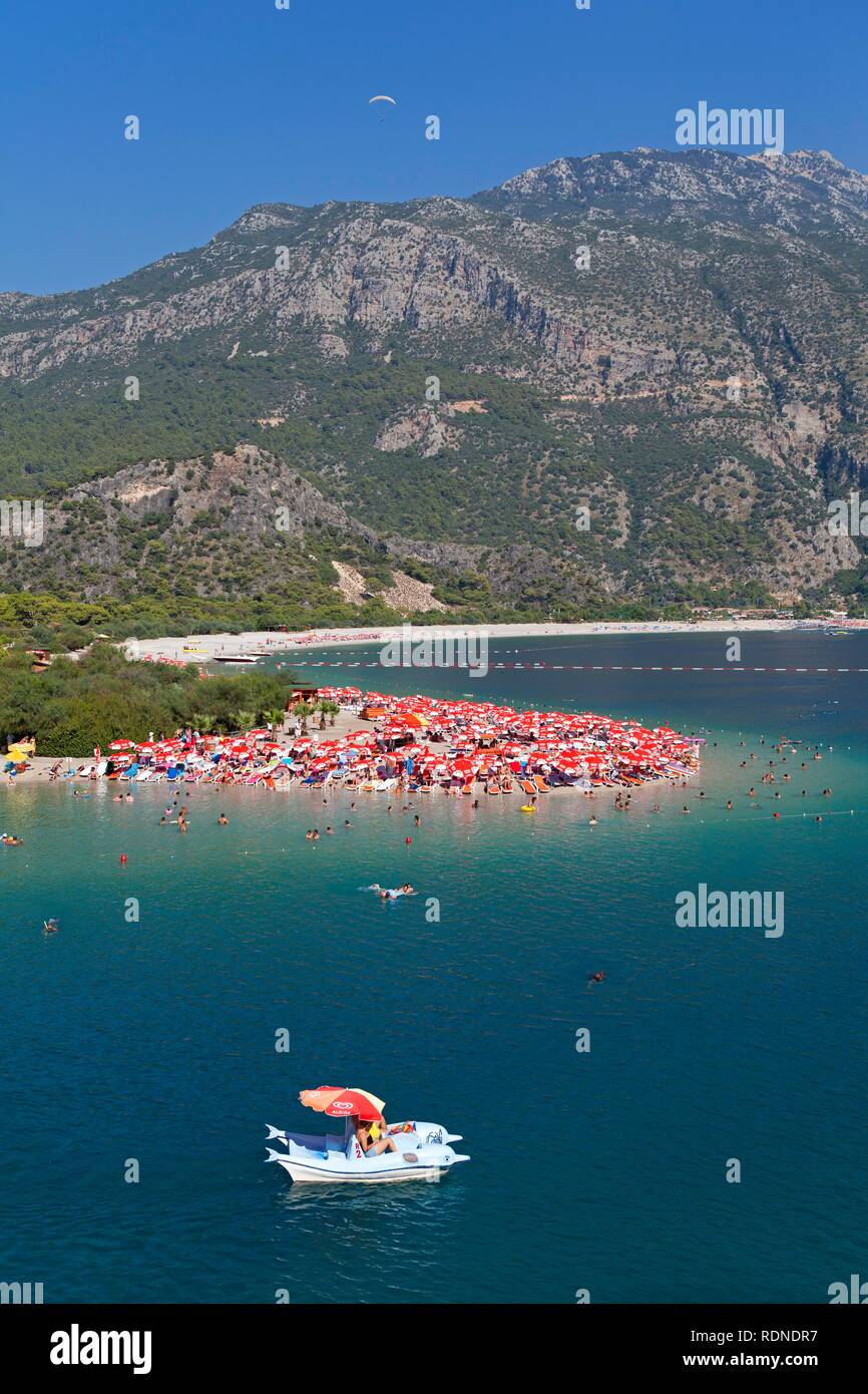 Oeluedeniz Bay près de Fethiye, côte ouest de la Turquie, d'Asie Banque D'Images