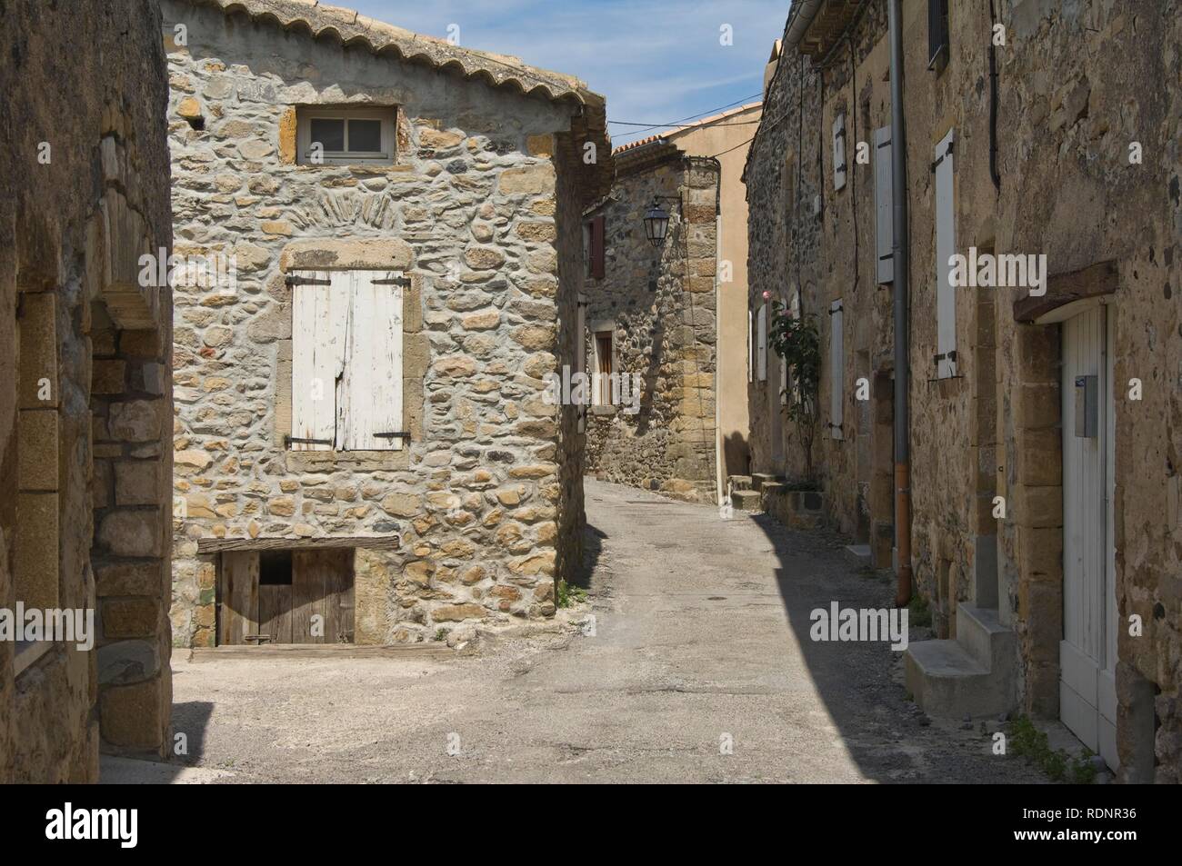 Village médiéval de Coux, Ardeche, Rhone Alpes, France, Europe Banque D'Images