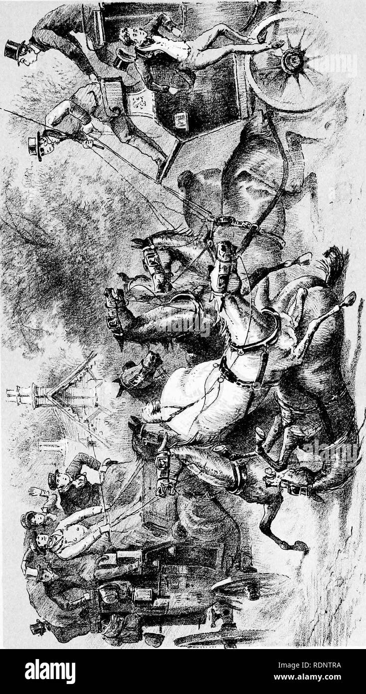 . L'âge d'encadrement. Coaching (transport). Pi Pi P W w o o W W CO. Veuillez noter que ces images sont extraites de la page numérisée des images qui peuvent avoir été retouchées numériquement pour plus de lisibilité - coloration et l'aspect de ces illustrations ne peut pas parfaitement ressembler à l'œuvre originale.. Harris, Stanley. Londres, R. Bentley et fils Banque D'Images