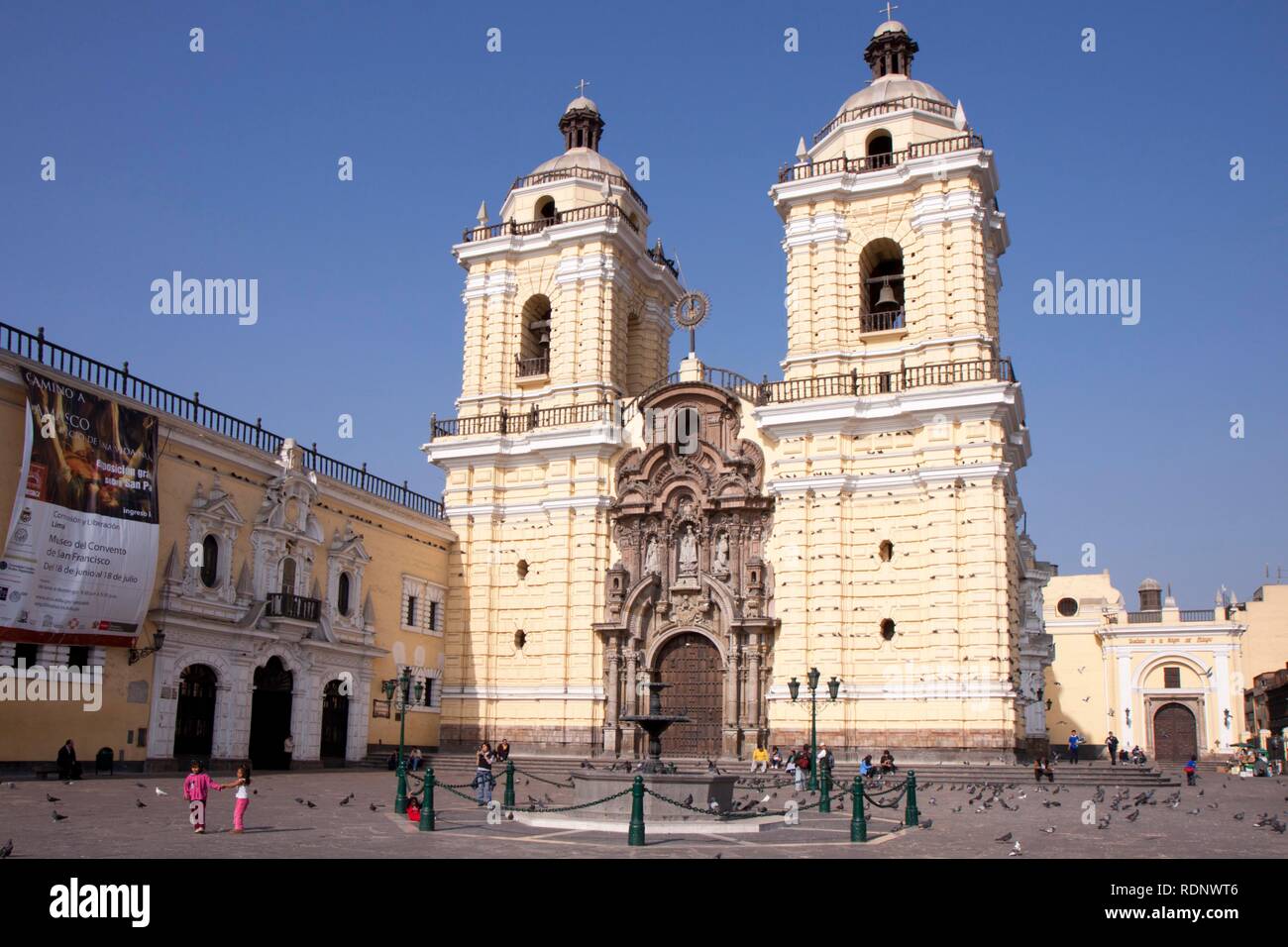 Monastère de San Francisco, Lima, Pérou, Amérique du Sud Banque D'Images