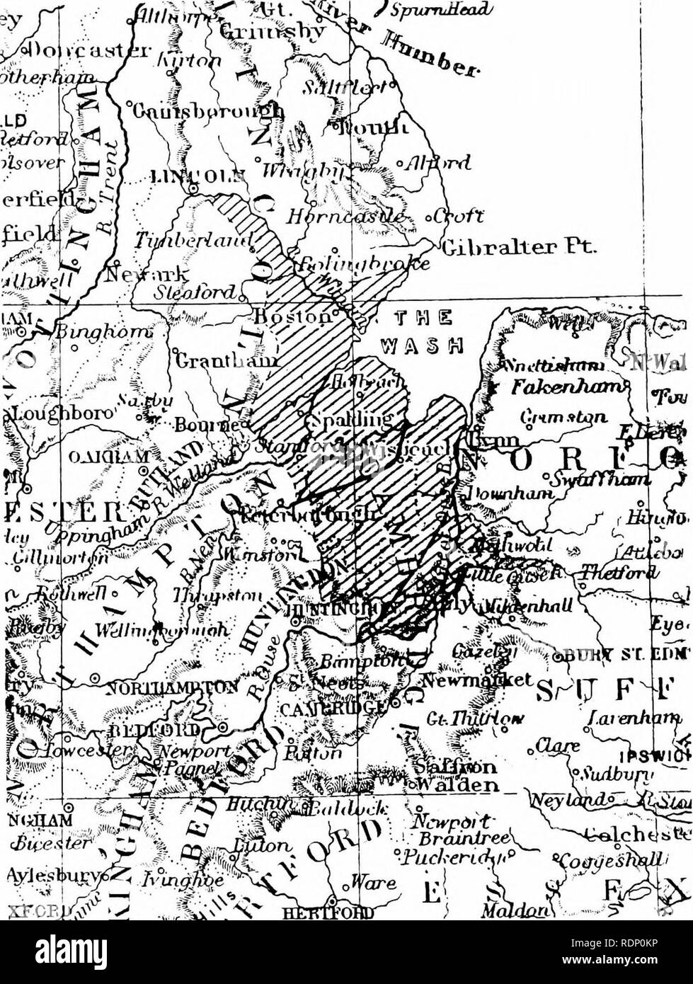 . Début des annales de l'ornithologie. Les oiseaux ; les oiseaux. 88 Annales de l'ornithologie au début de ces anciennes listes d'EGRET était un nom tiré de l'Aigrette, à qui peut-être pas beaucoup de signification a été fixé par les écrivains, au-delà de ce qu'il avait quelque chose de la tribu Heron, qui a fait valoir qu'nom. Il est probable que Mme.. STCF O^^^ marais drainés PAR LE GRAND NIVEAU DE BEDFORD. (La zone ombrée.) livres de cuisine basée sur des sources françaises et italiennes, semblable à la forme de Cury, existaient, à partir desquels de nombreux termes et même les noms d'oiseaux ont été empruntés, et le nom d'aigrette doit avoir été trouvé en eux. Pourtant, Banque D'Images