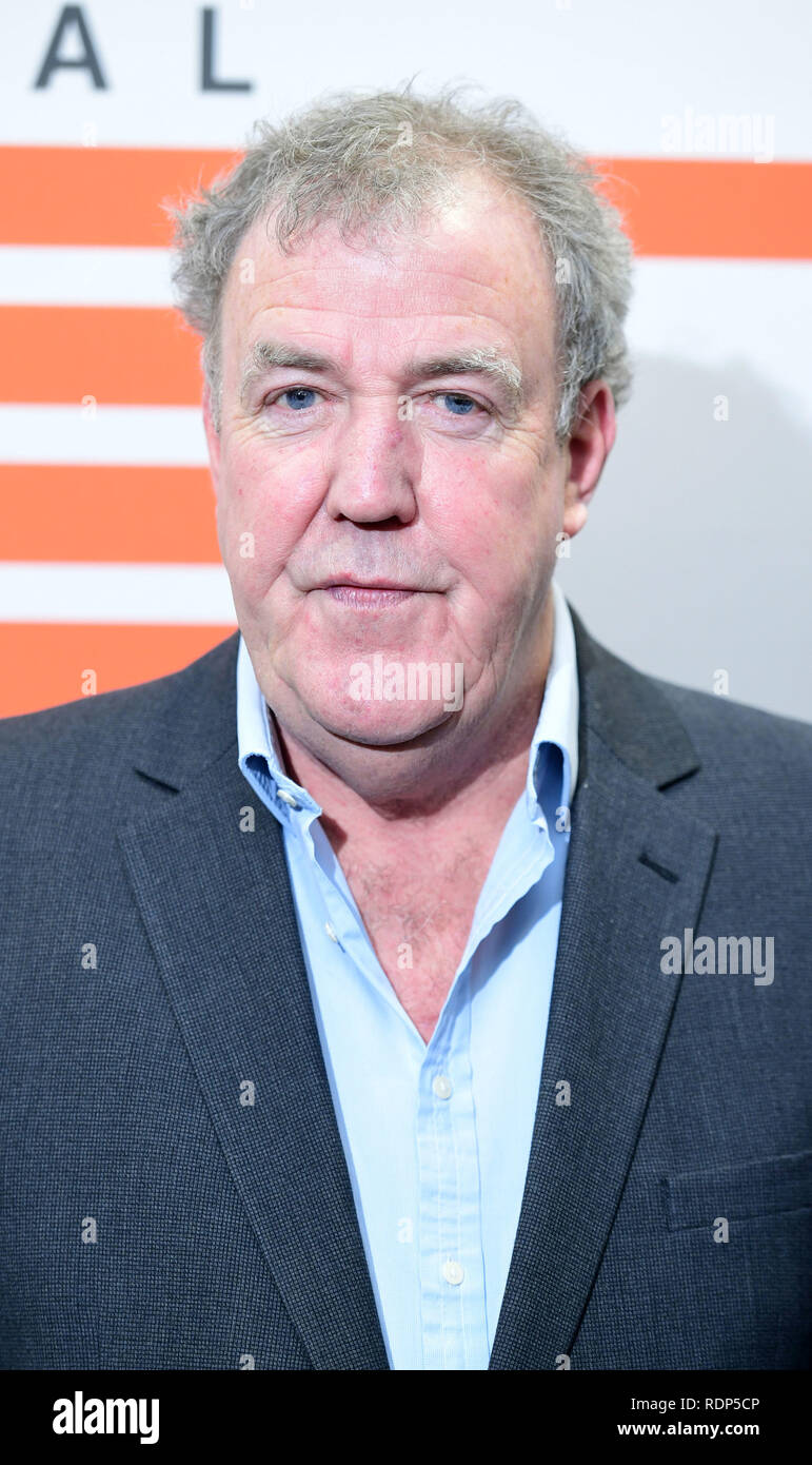Photo de la fie en date du 15/01/19 de Jeremy Clarkson, qui a dit que la renommée vint soudainement à l'équipe de Top Gear et le présentateur sont propulsés à partir d'un public de niche à un problème mondial. Banque D'Images