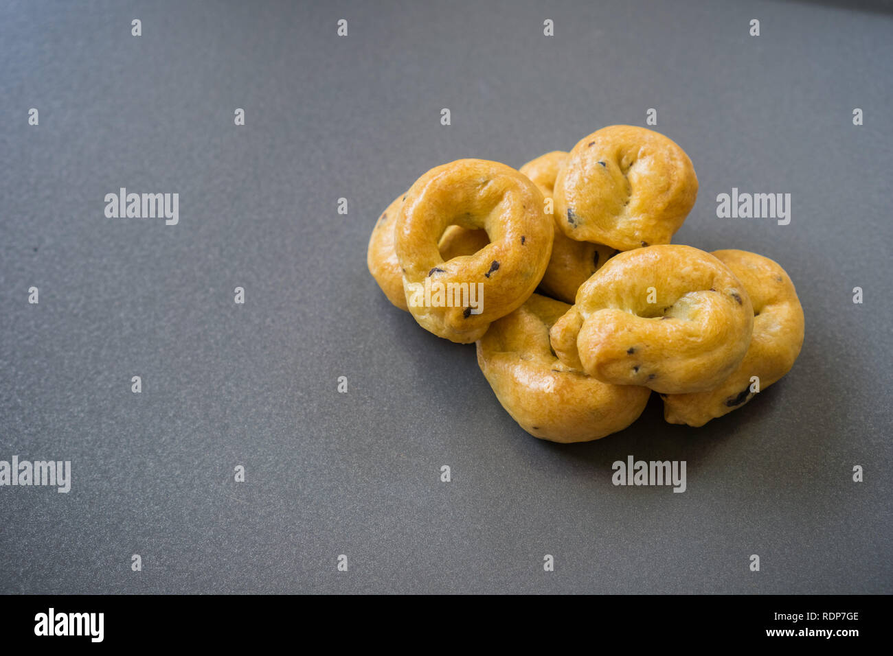 Des taralli aux olives Banque D'Images