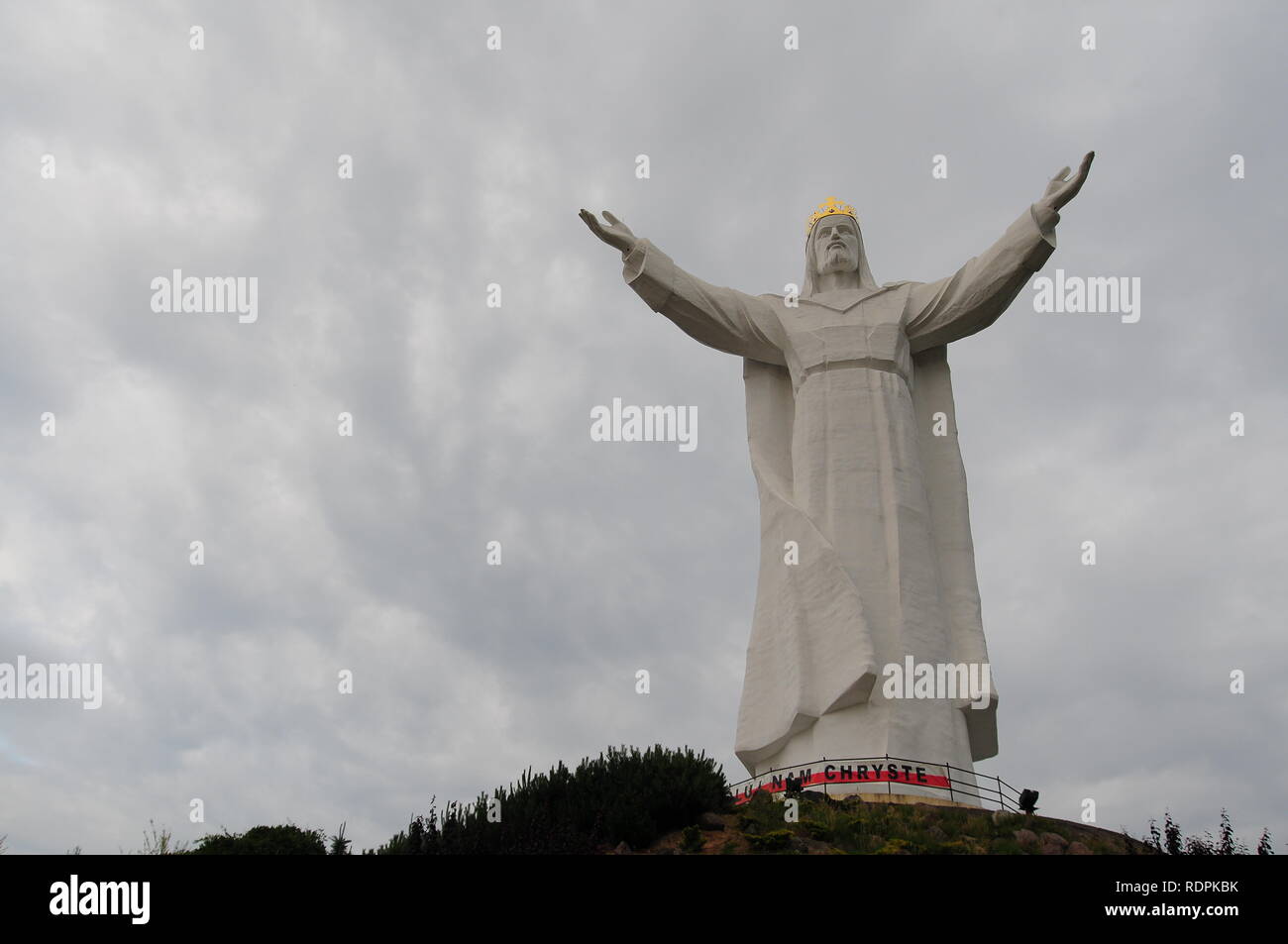 Monument du Christ Roi (Pomnik Chrystusa Krola) à Swiebodzin. Lubuskie, Pologne, Europe Banque D'Images