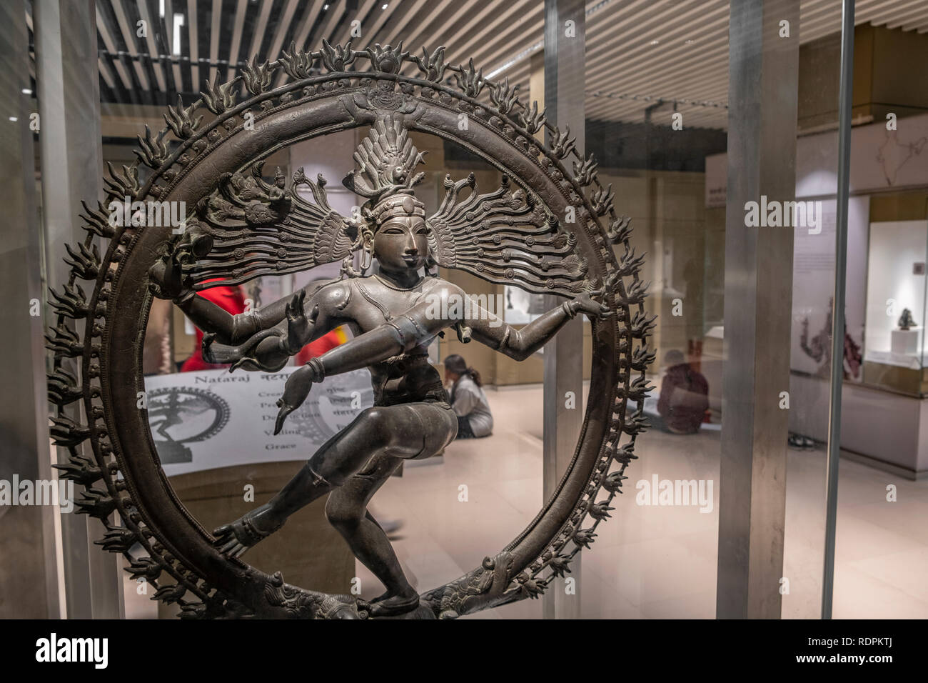 Nataraja. Le bronze. 10e siècle de Chola. Tamilnadu. Musée national de New Delhi Inde Banque D'Images