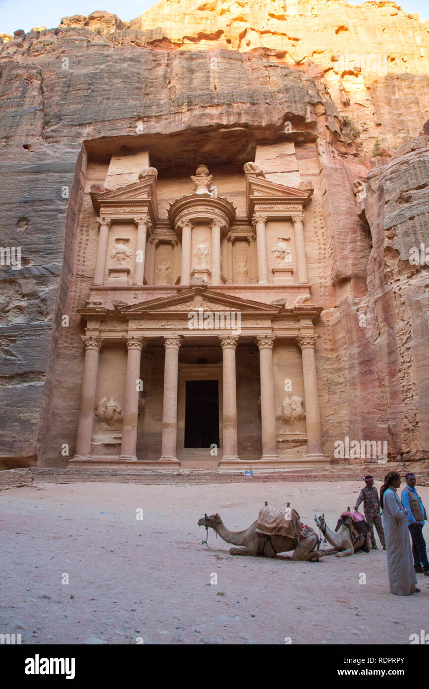 Le Conseil du Trésor, Petra, Jordanie Banque D'Images