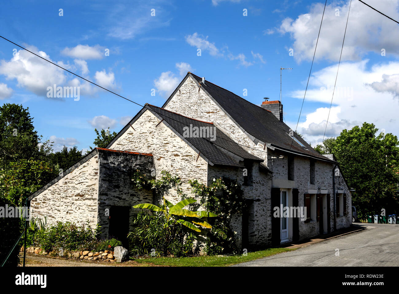 Vie domicile des personnes naturelles à Nantes, France. Banque D'Images
