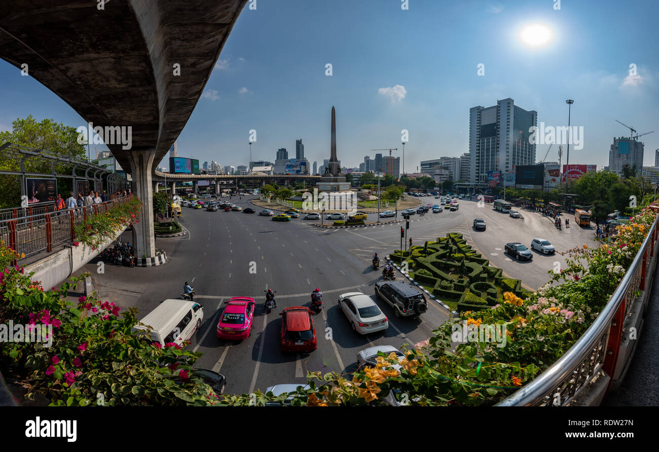 Victory Monument Bangkok Thaïlande Banque D'Images