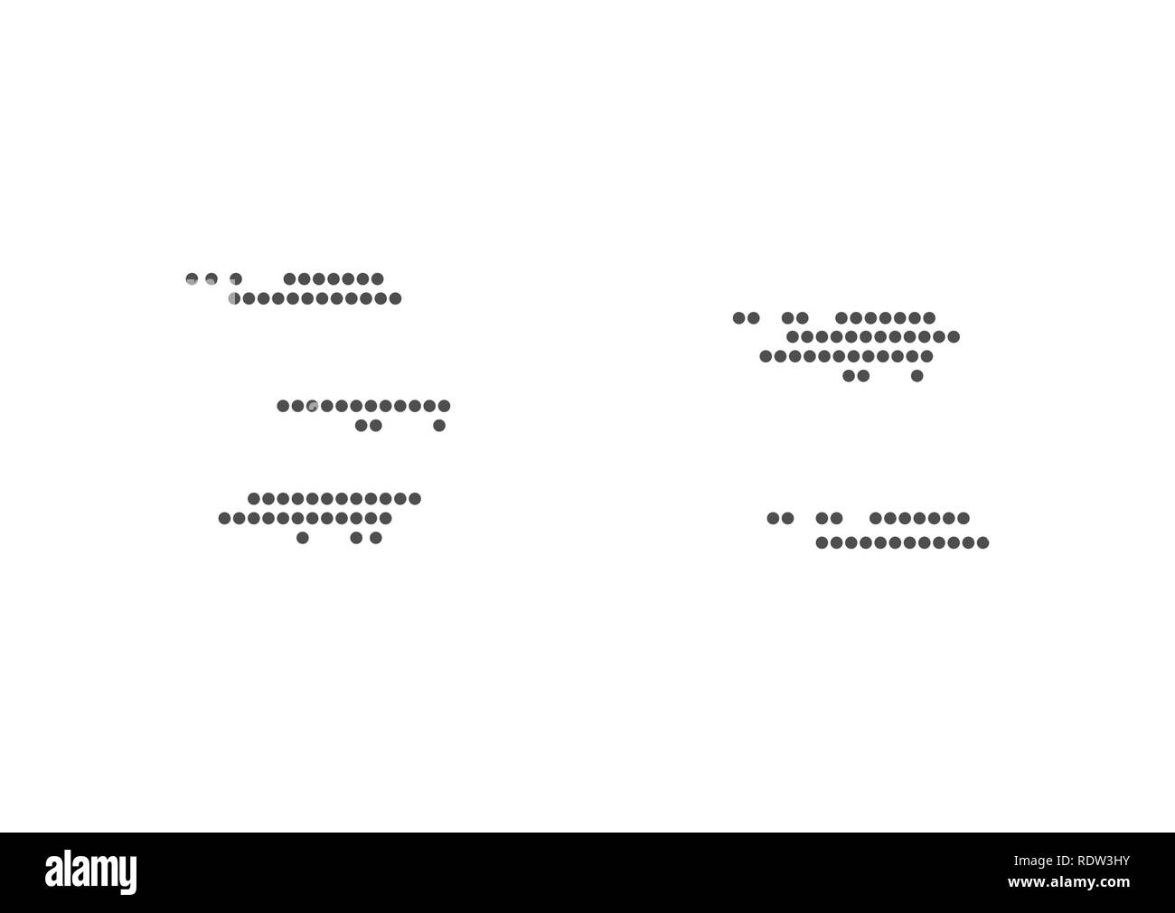 Vitesse ensemble isolé. Effet de mouvement pour votre conception. Les lignes noires sur fond blanc. Vector illustration Illustration de Vecteur