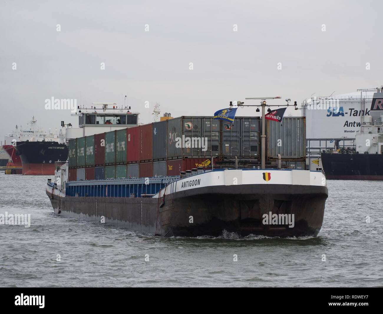 Antigoon (navire, 2002) Port d'Anvers Pic5. Banque D'Images