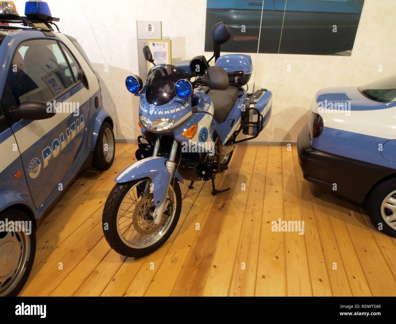 Aprilia de la Polizia Stradale photo-2. Banque D'Images