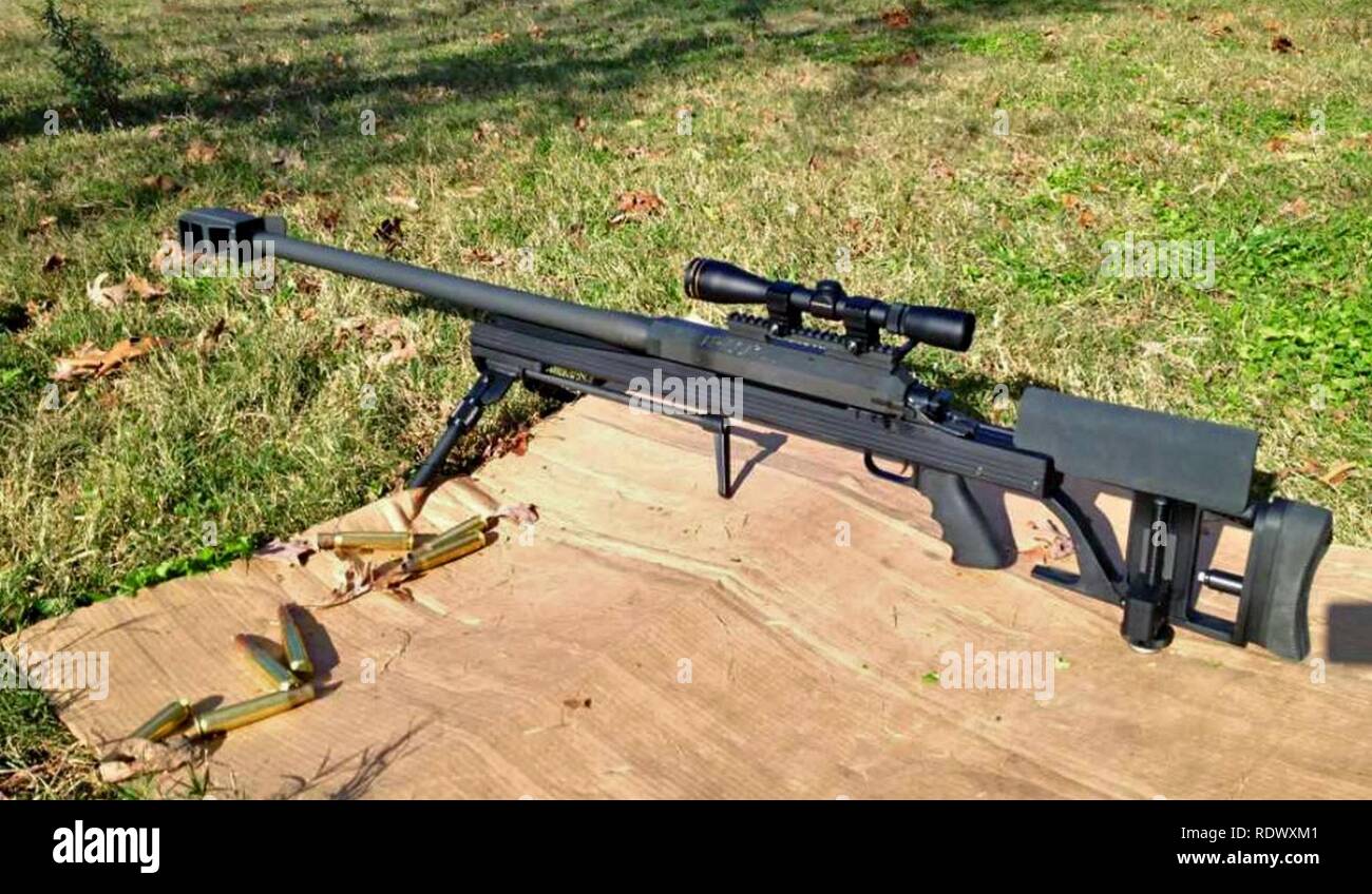 AR50 A1B 50BMG (rognée). Banque D'Images