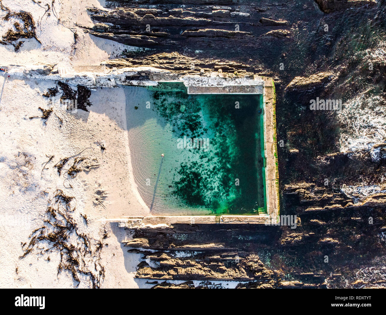 Bassin de marée de Sea Point, Cape Town Afrique du Sud Banque D'Images