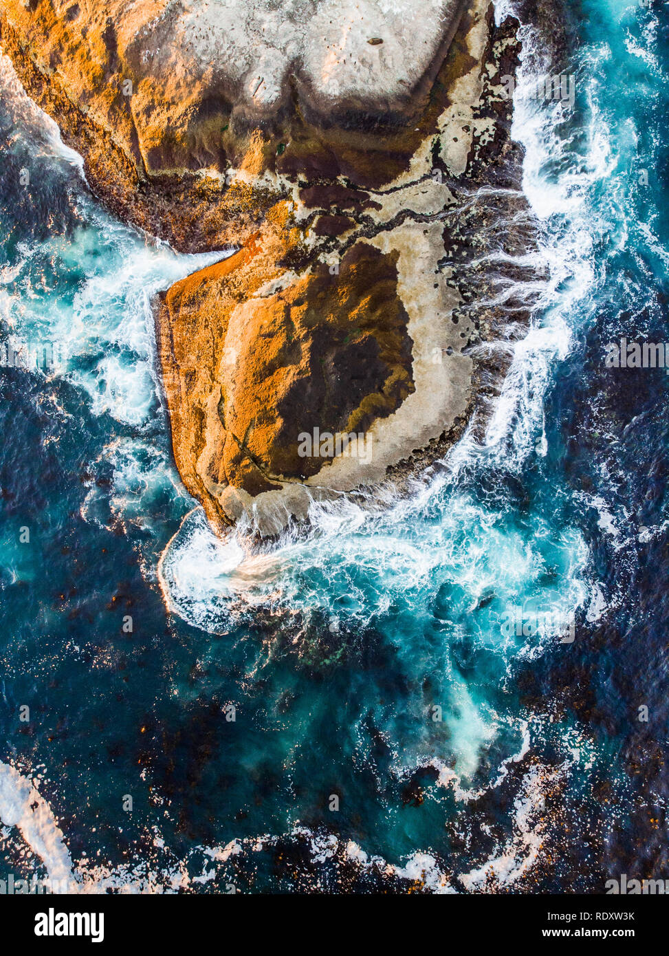 La plage de Camps Bay photo aérienne de l'Afrique du Sud Banque D'Images