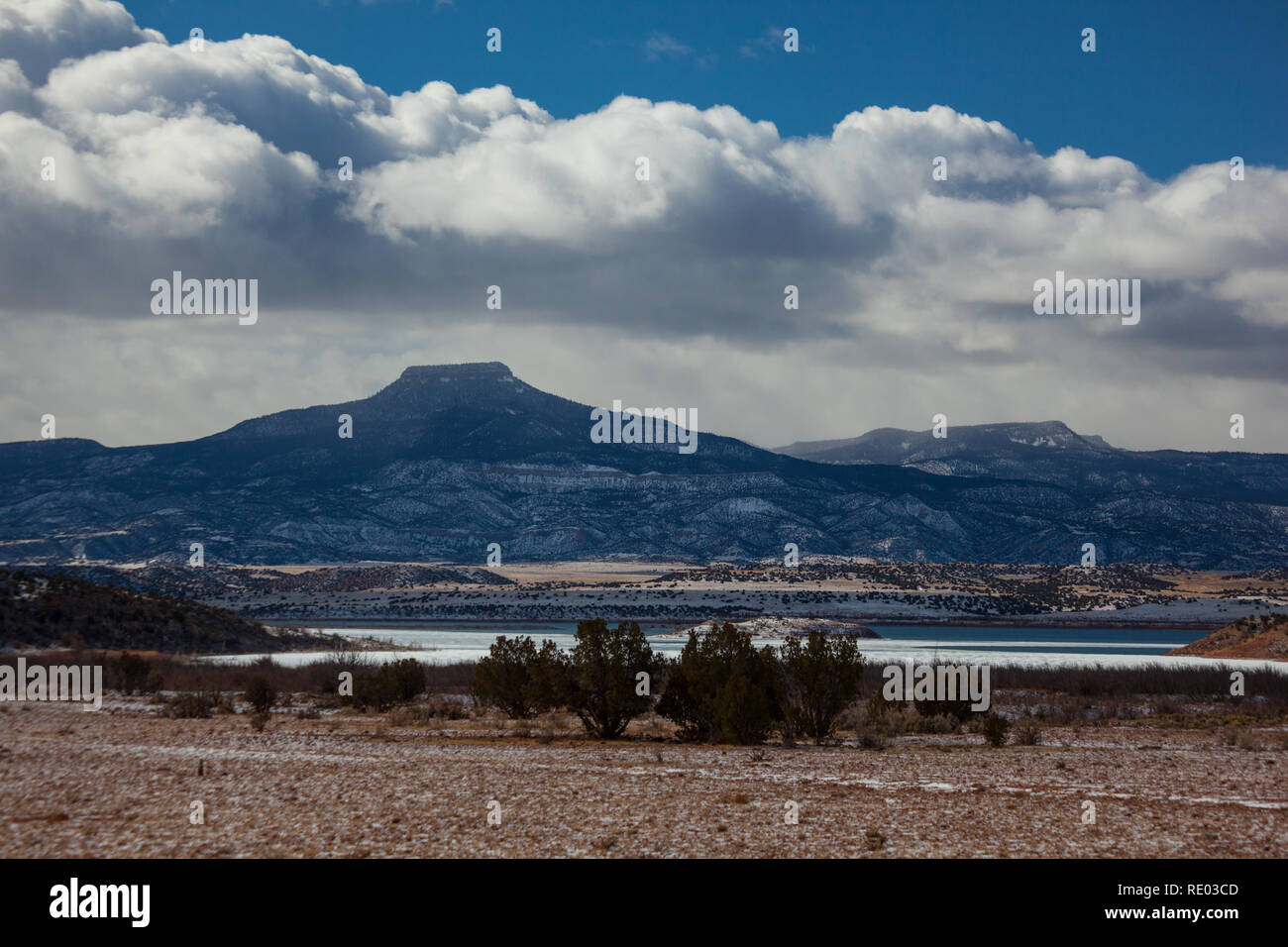 Ghost Ranch, comté de Rio Arriba, Nouveau Mexique, USA Banque D'Images