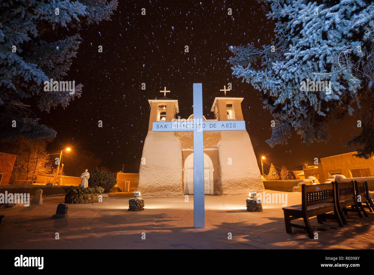 Ranchos de Taos, Taos County, Nouveau Mexique, USA Banque D'Images